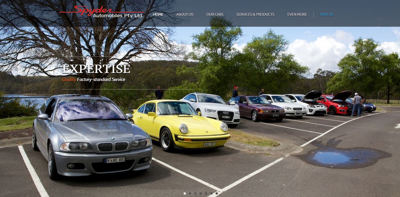 Spyder Automobiles Site